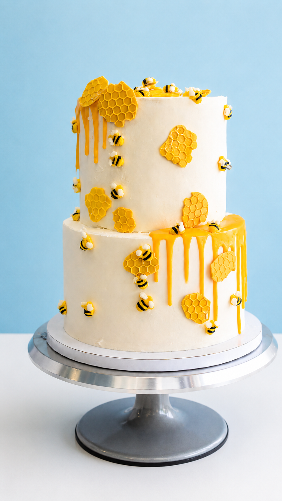 Honey Bee Drip Cake