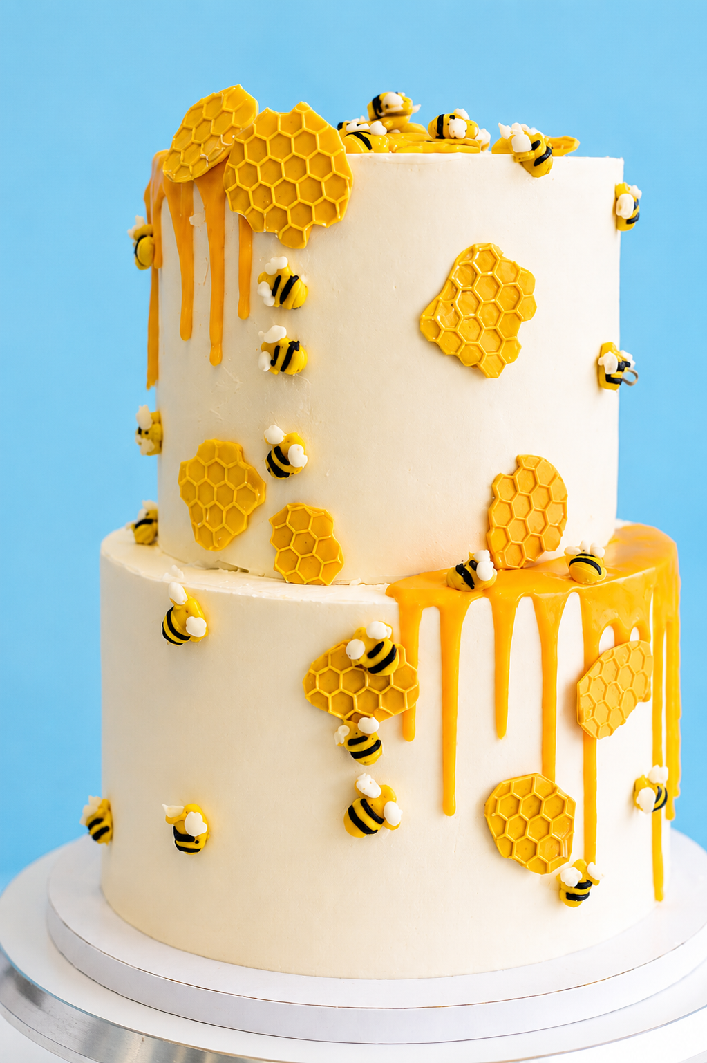 Honey Bee Drip Cake