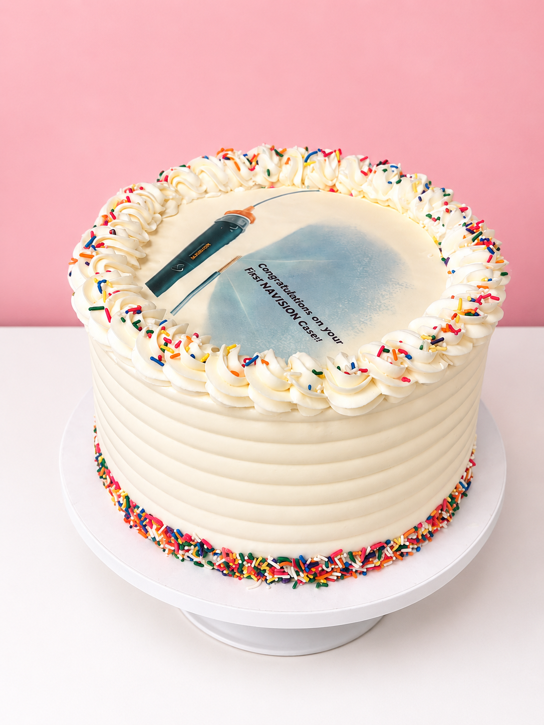 new - Round photo cake