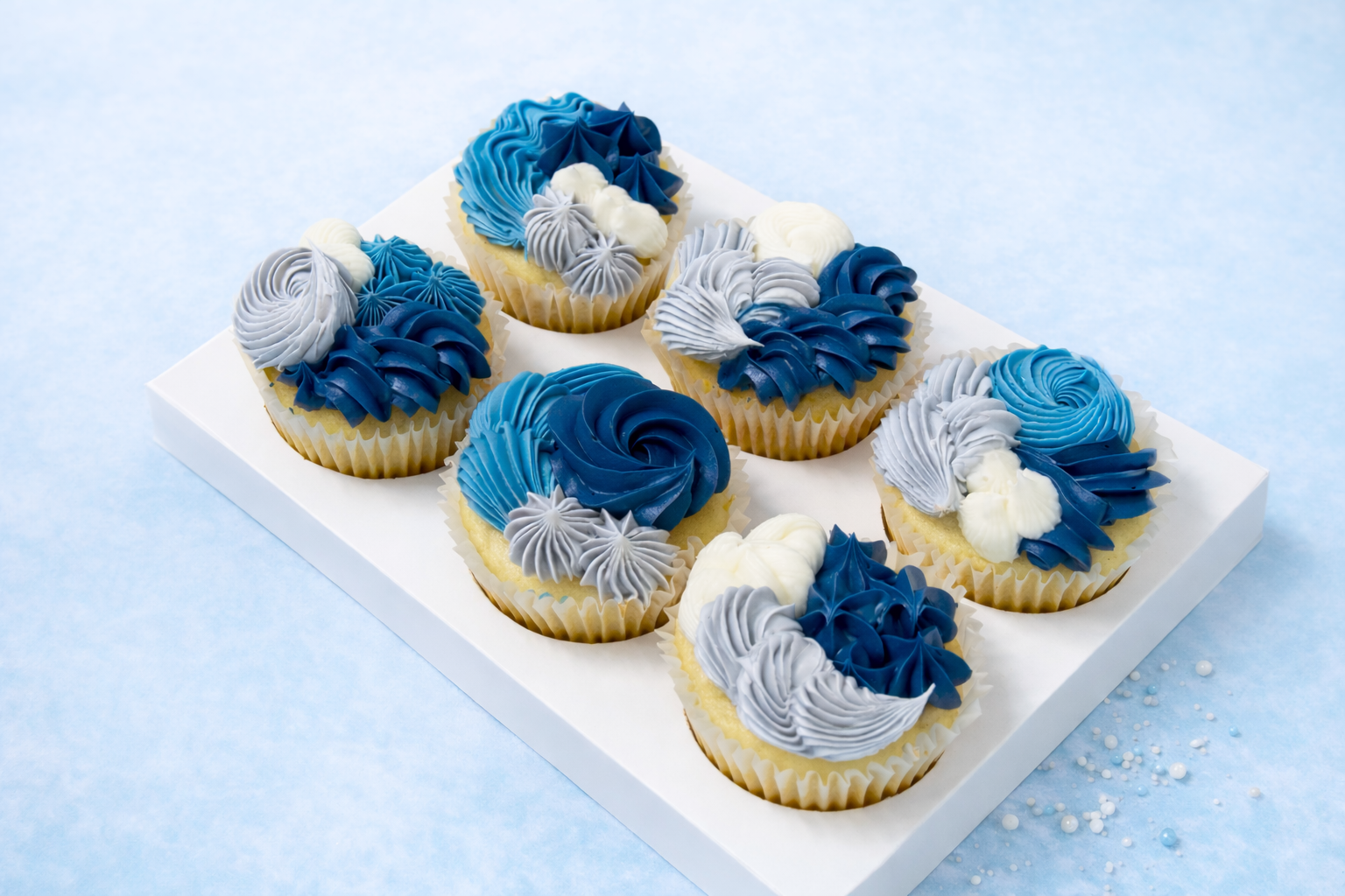 Blue cupcakes