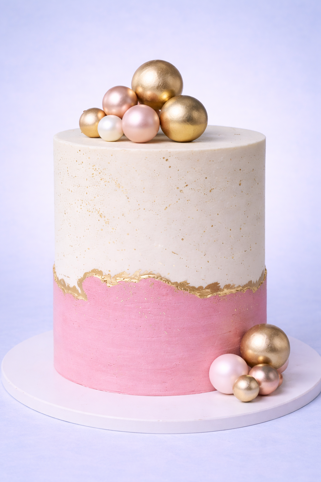 Golden ball cake