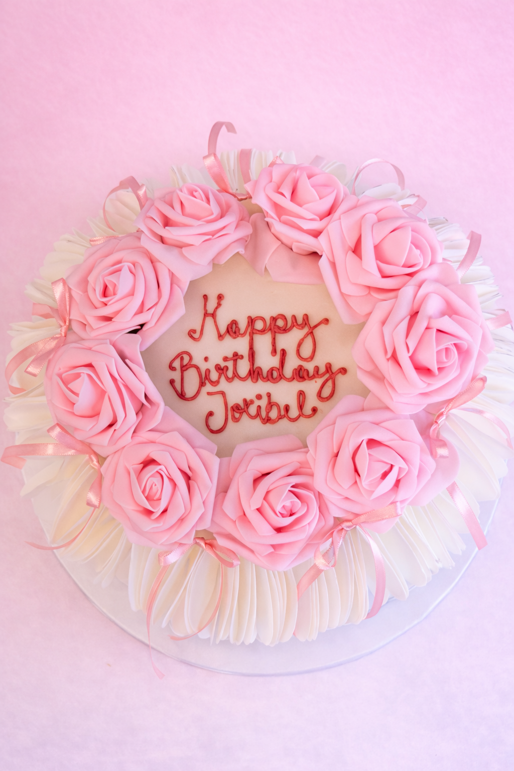 Blush Flower cake