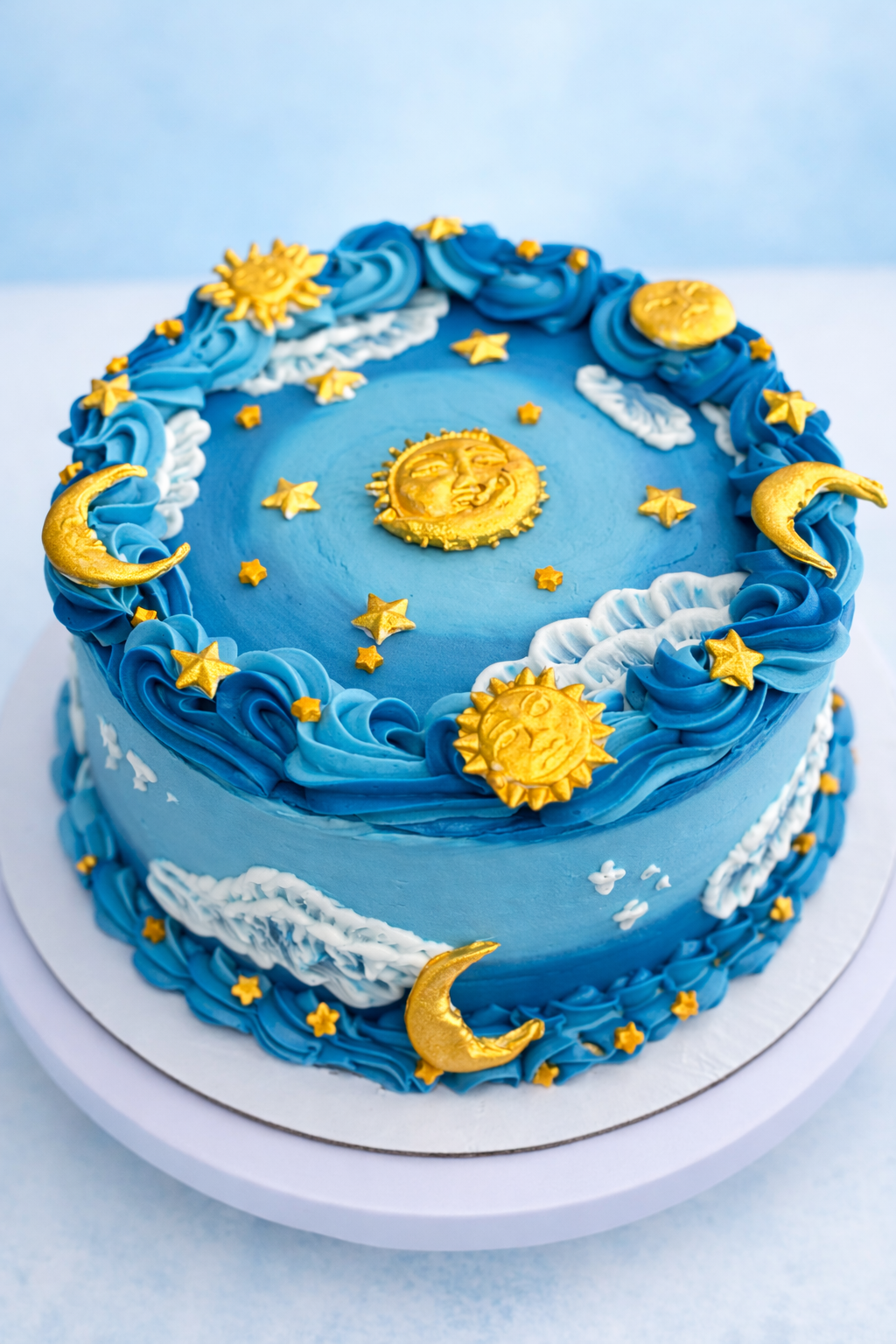 New - Moon and sun