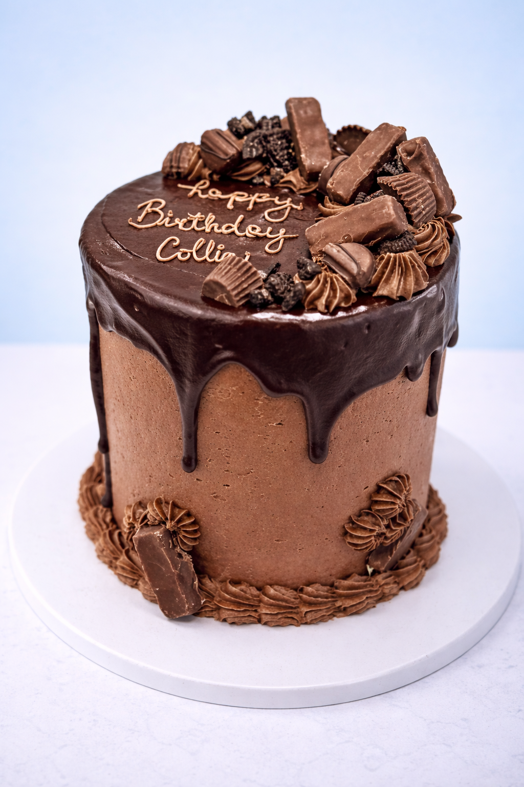 Drip chocolate candy