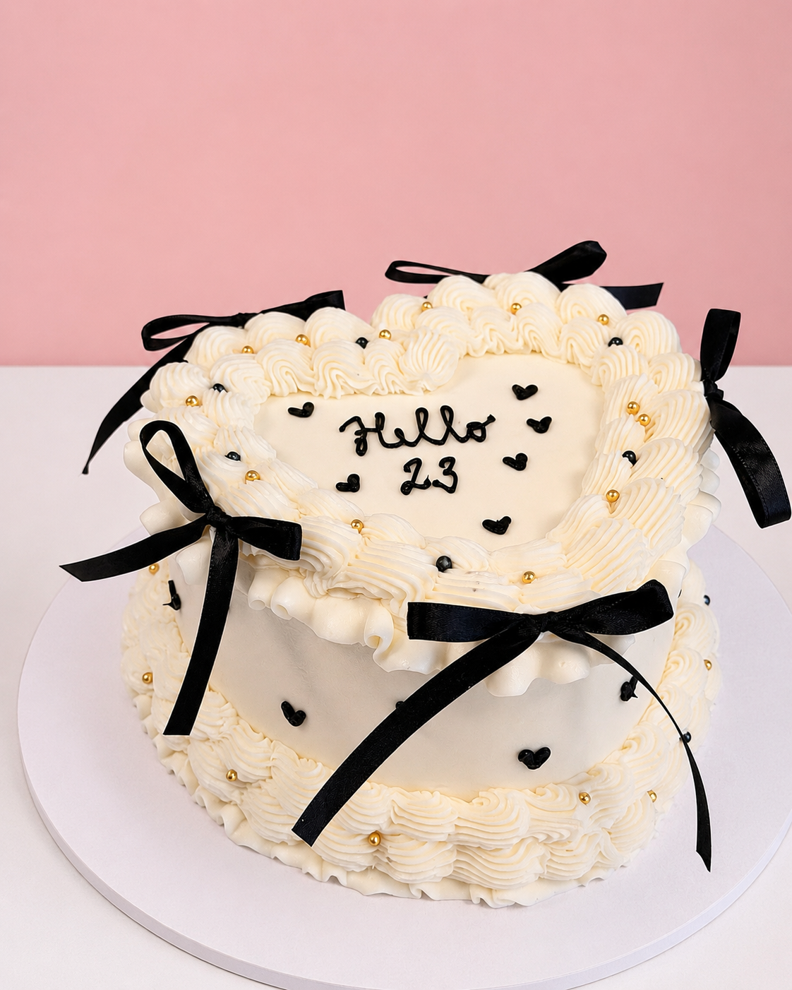 New - Classic Vintage Heart of hearts Cake