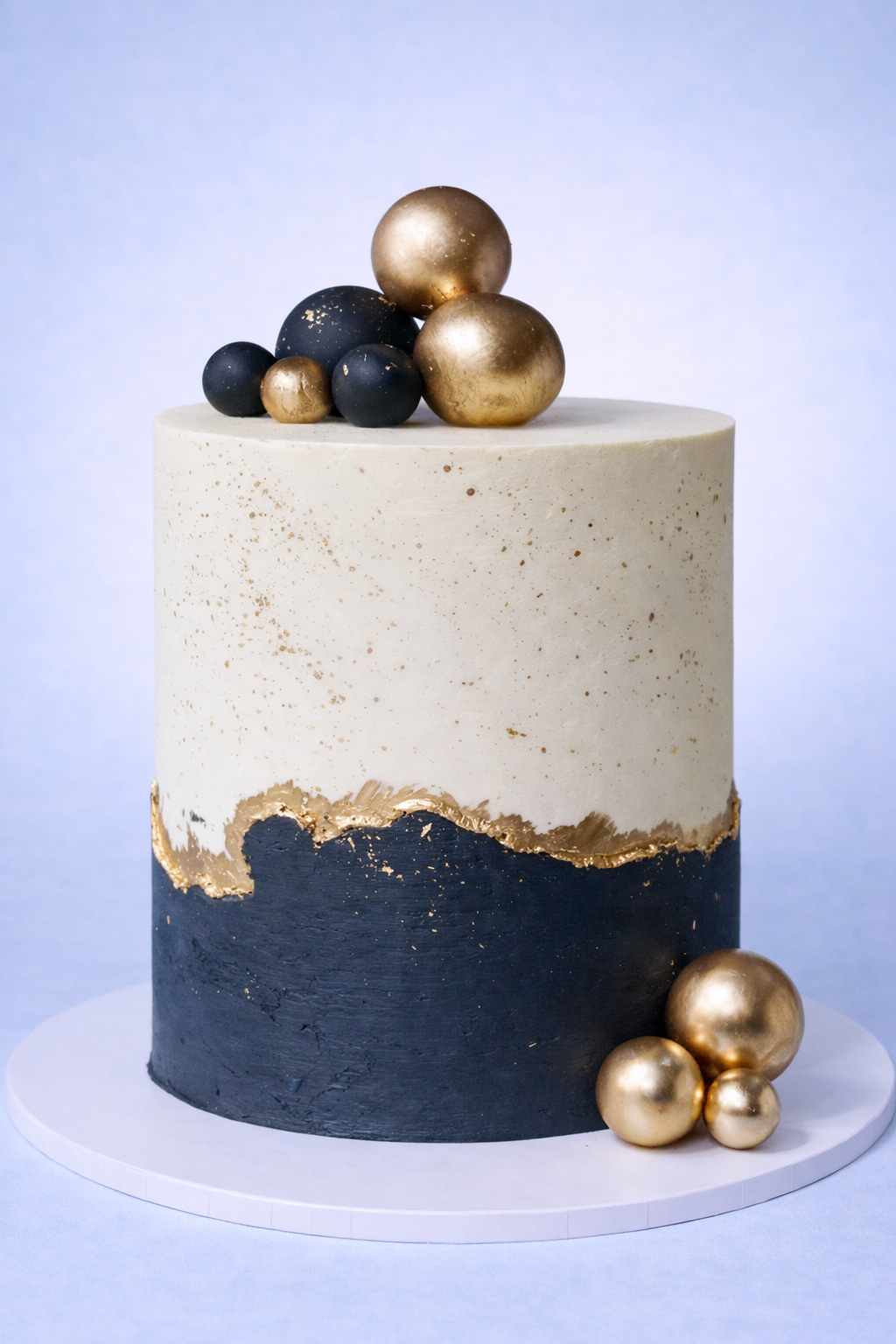 Golden ball cake