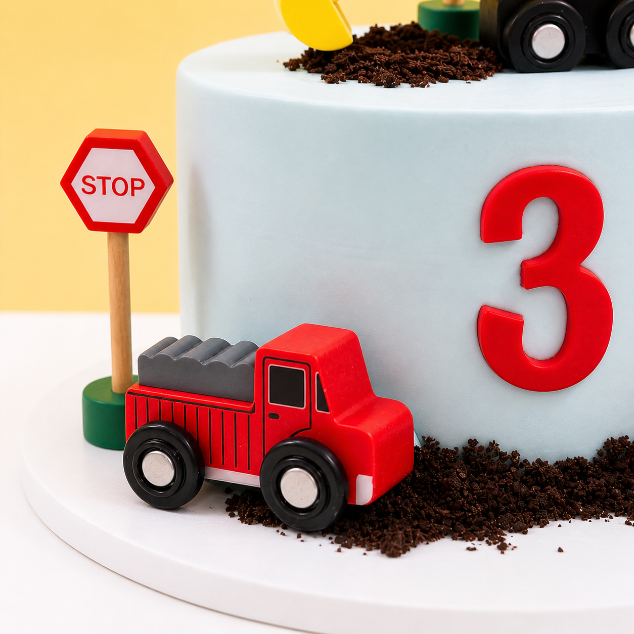 New - Construction Zone Birthday Cake