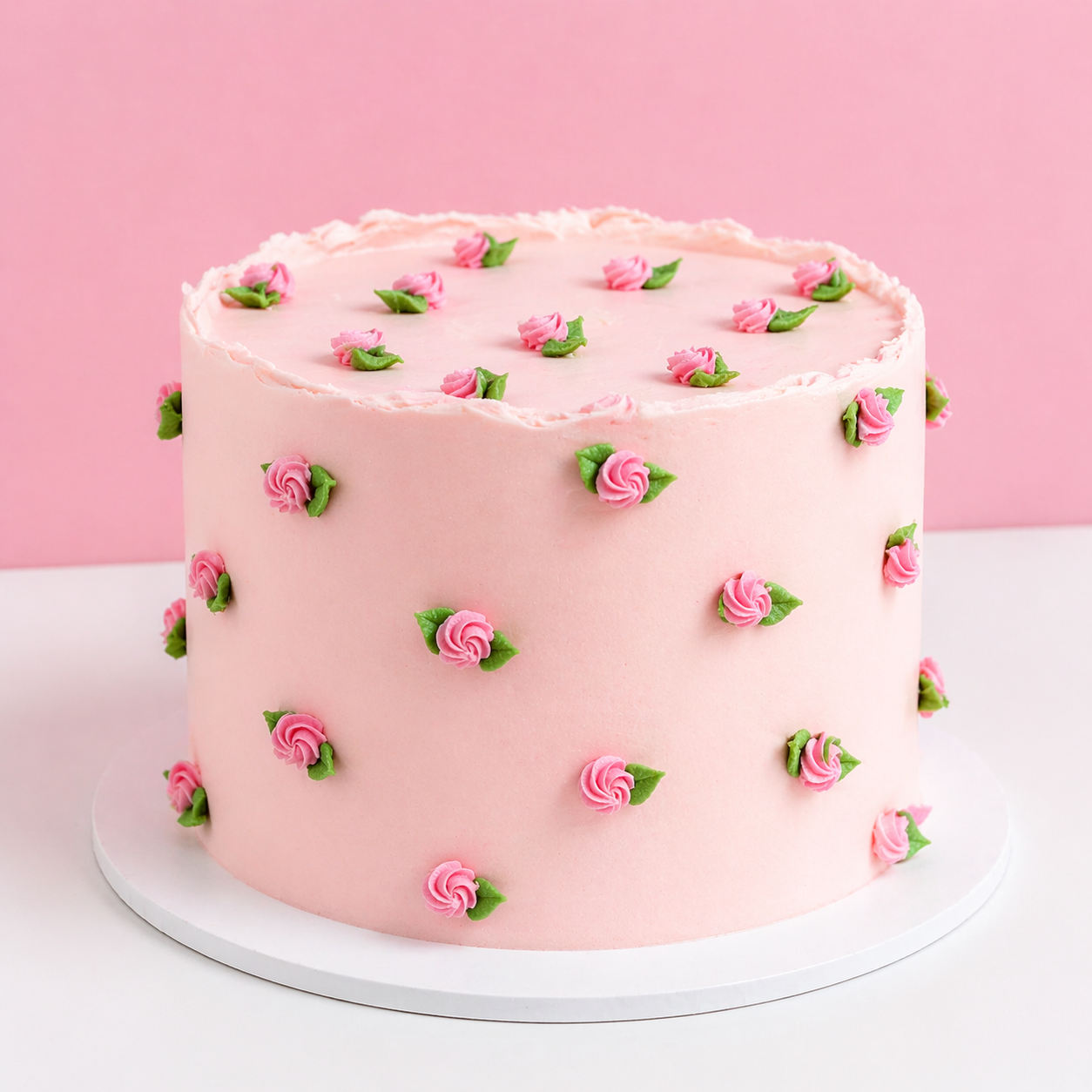 New - mini roses cake
