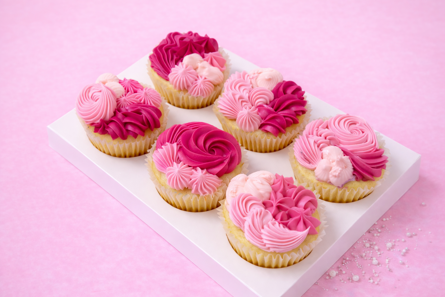 Pink cupcakes