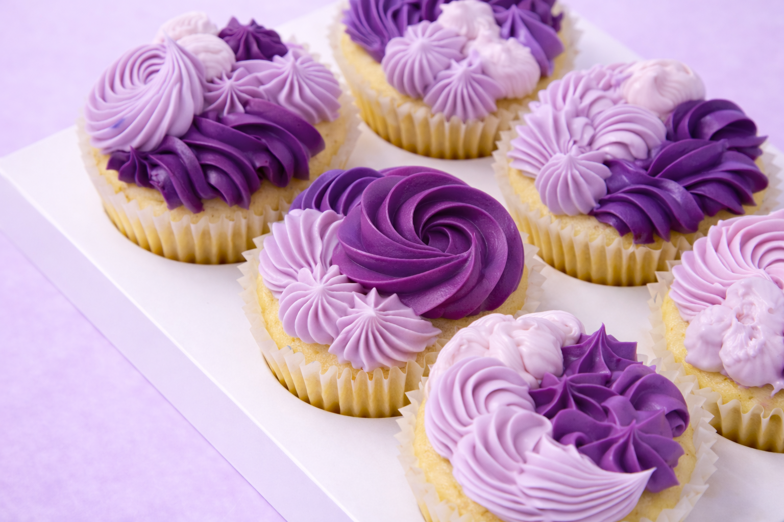 Purple cupcakes