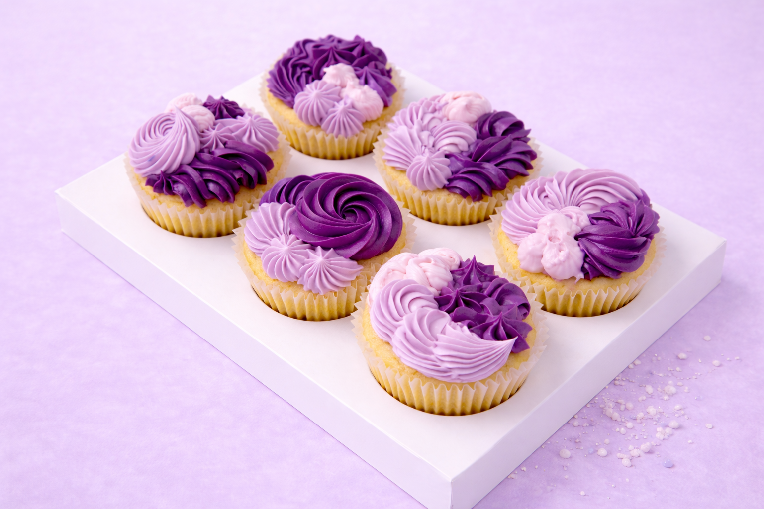 Purple cupcakes