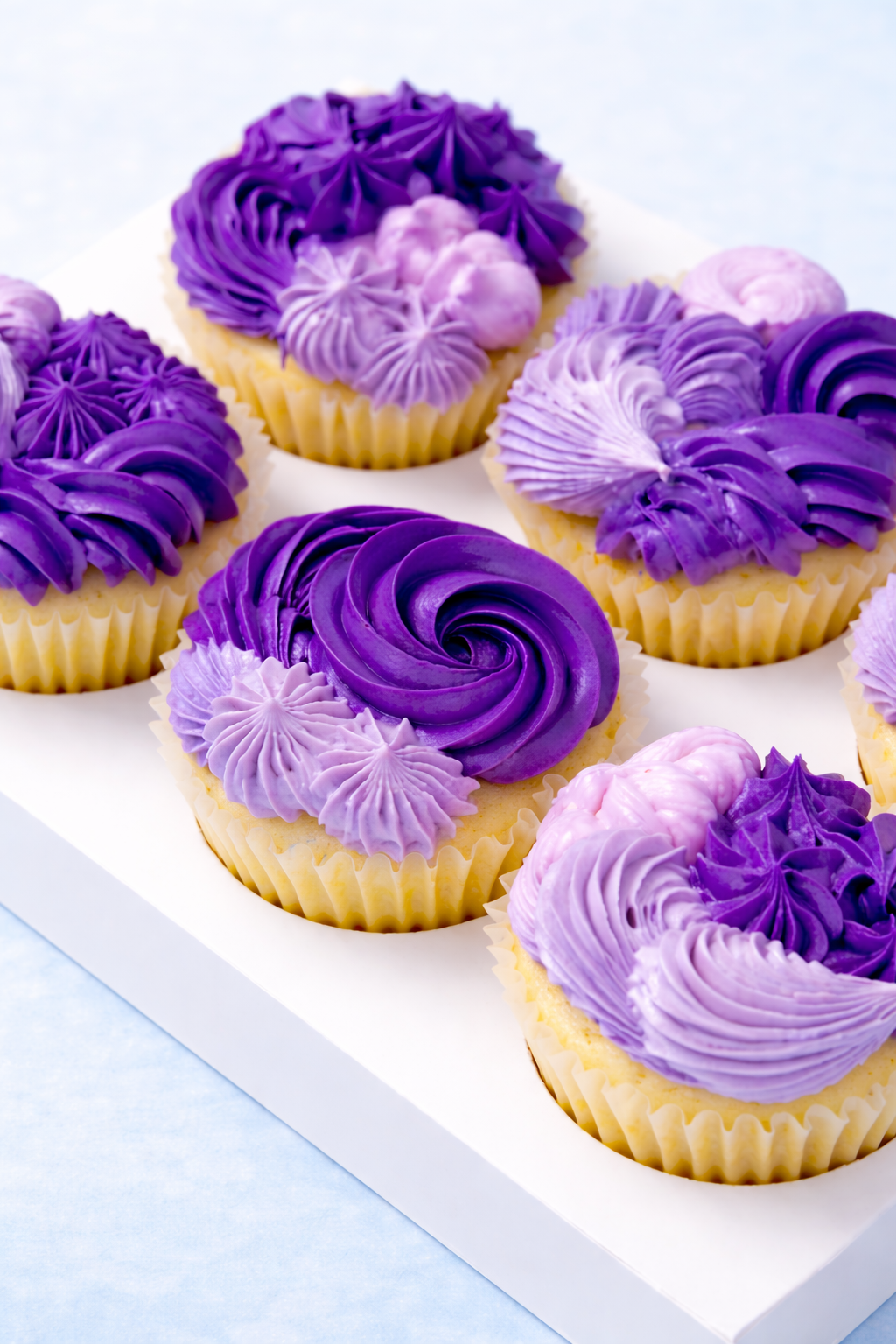Purple cupcakes