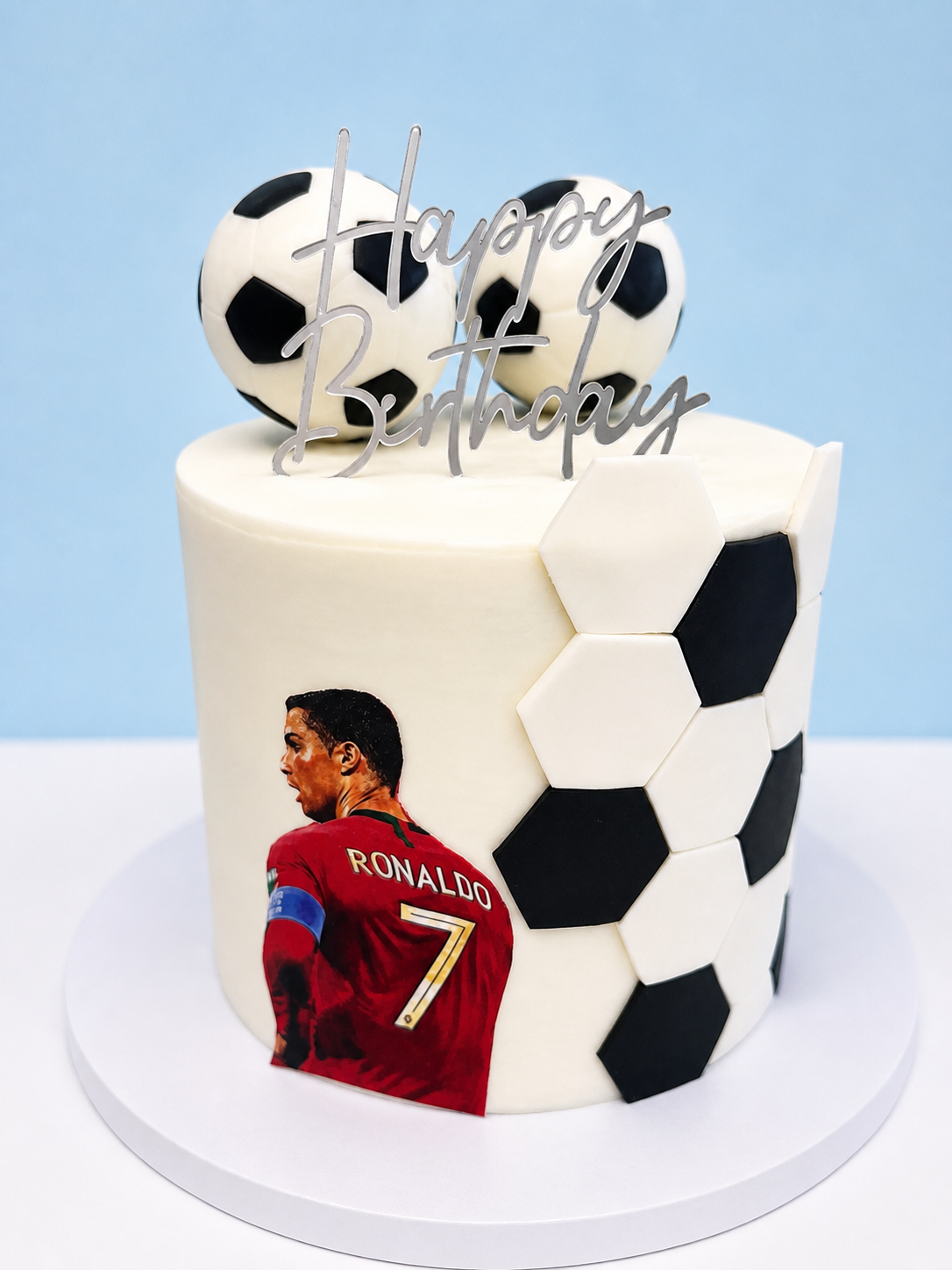New - Soccer Superstar Birthday Cake