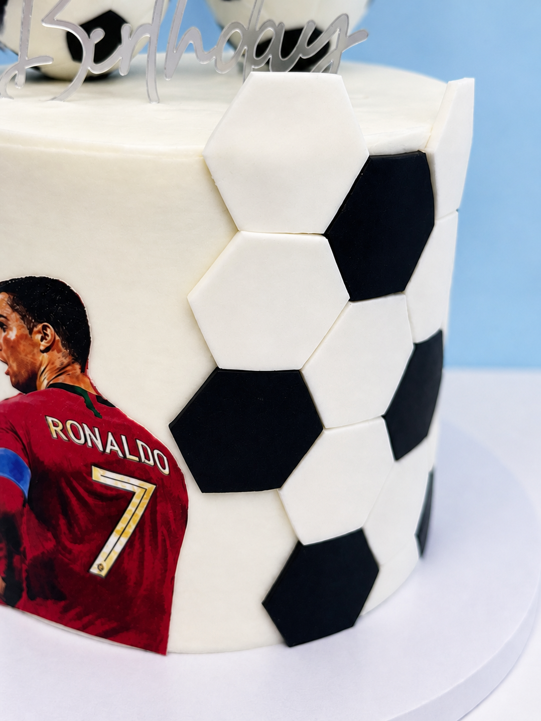 New - Soccer Superstar Birthday Cake